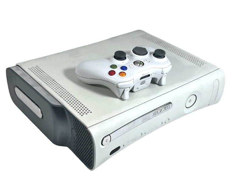 XBox 360 Console (ORIGINAL WHITE) + Genuine Controller Carousel 1