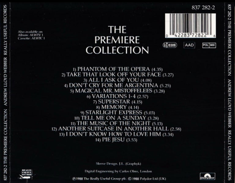 Andrew Lloyd Webber - The Premium Collection CD Carousel 2