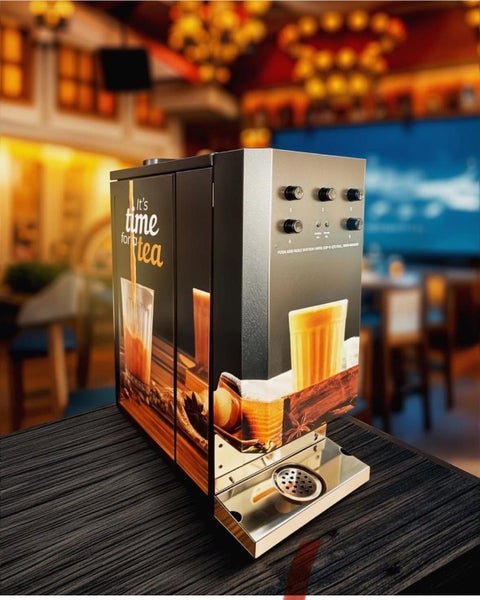 Tweak Instant Chai Vending Machine | 3 Flavour Options | (Push and Hold) Carousel 1