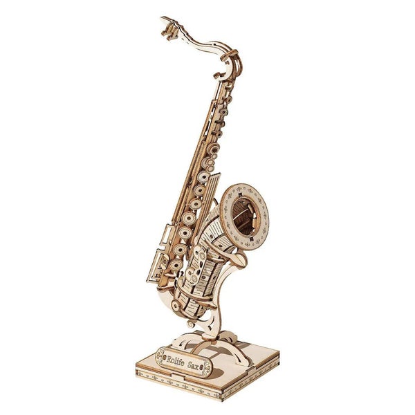 Robotime Rolife 3D Wooden Puzzle Saxophone TG309 Carousel 1