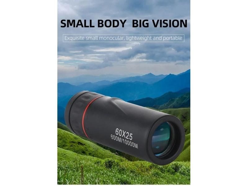 60X25/100X25 Optical Zoom Field Telescopes Clear View Red Film Hunting Carousel 1