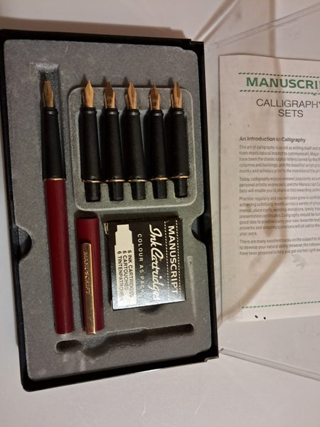 Vintage Manuscript calligraphy fountain pen set Carousel 2
