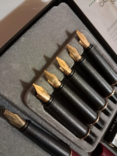 Vintage Manuscript calligraphy fountain pen set Carousel 4