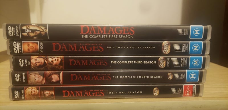 Damages Dvd Complete Series 1-5 Carousel 1