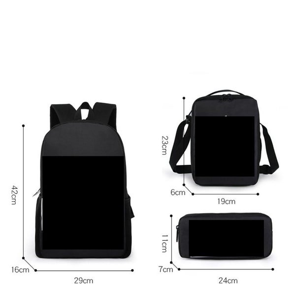 Minecraft 3-Piece School Bag Set – Backpack + Shoulder Bag + Pencil Case Carousel 2