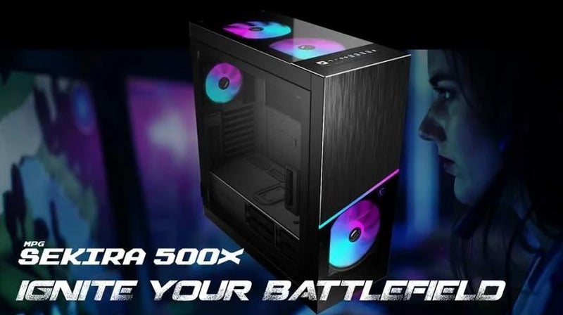 MSI Aluminum/Steel Super Solid Case - MPG Sekira 500X Tempered Glass - afterpay Carousel 2