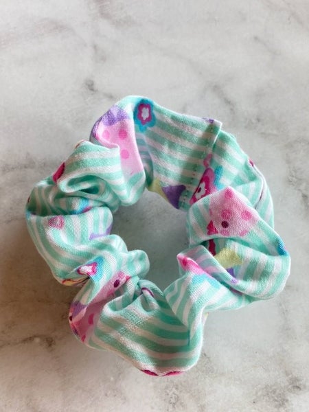 Handmade Scrunchies - Stripey Bird Scrunchie Carousel 3