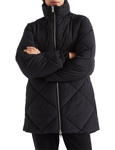 Seed Heritage Long Puffer Jacket – Size 12 | BNWT | RRP $189 | Warm & Stylish Carousel 1