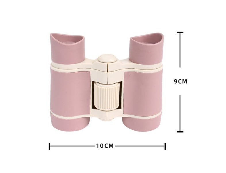 Elosung 2 Pcs Purple Kids Toy Binoculars 4X Magnification Safe Abs Construction Carousel 2