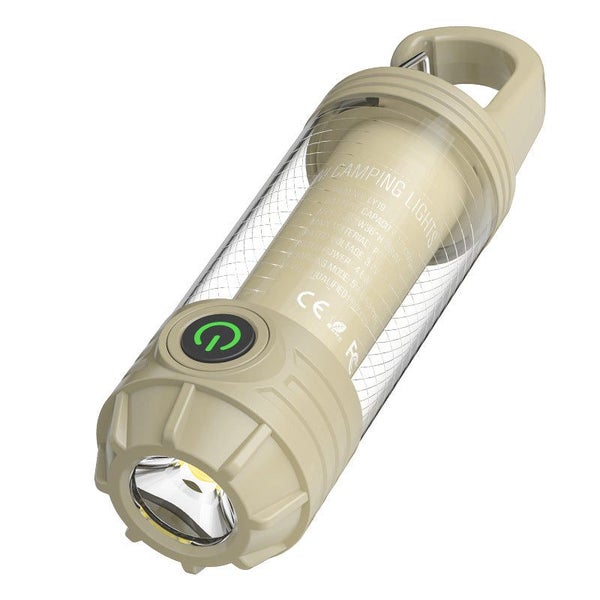 Elosung Tri-Color Camping Lantern & Flashlight Rechargeable 360Ambient Light Hoo Carousel 1