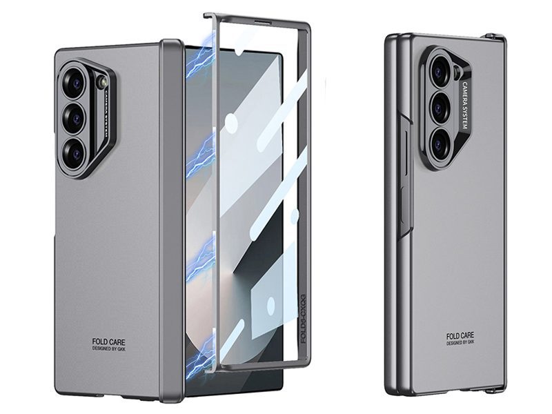 Slim Case Cover for Samsung Galaxy Z Fold 6 with Tempered Glass Screen Protector Carousel 1