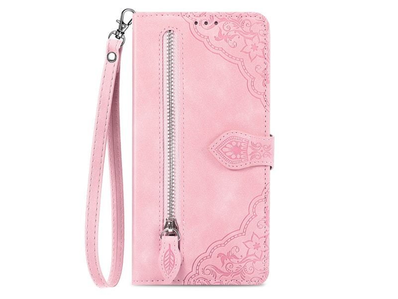 PU Leather Stand Wallet Case Cover for Samsung Galaxy A32 4G with Wrist Strap Carousel 2