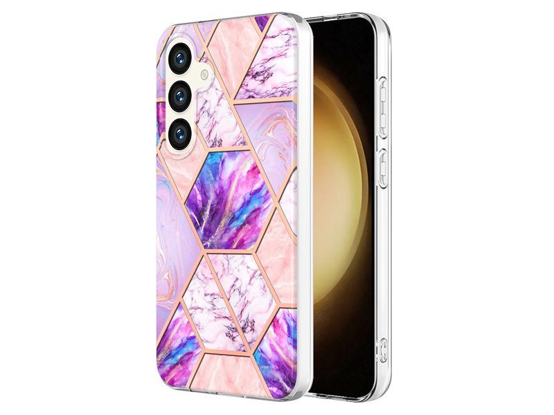 Case Cover for Samsung Galaxy S24 Marble Carousel 1