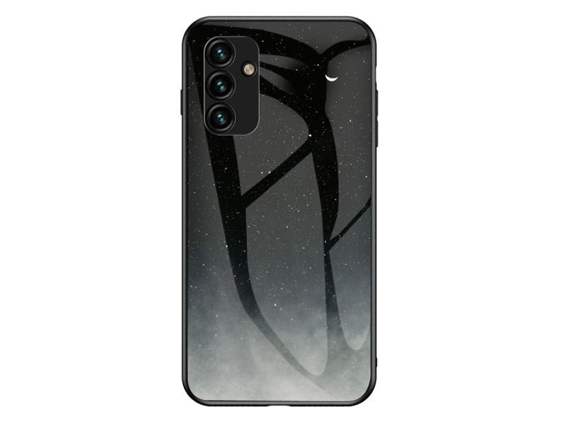 Slim Tempered Glass Case Cover for Samsung Galaxy A34 5G Night Sky Carousel 1
