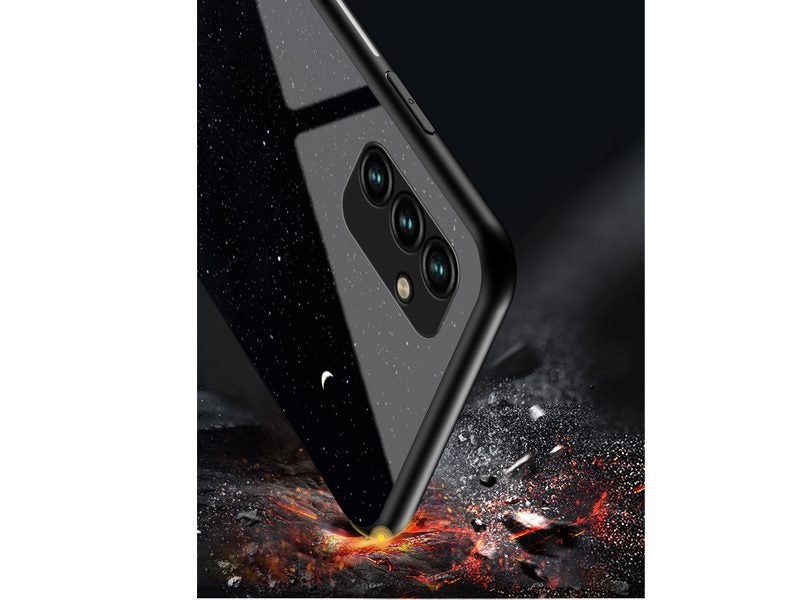 Slim Tempered Glass Case Cover for Samsung Galaxy A34 5G Night Sky Carousel 3