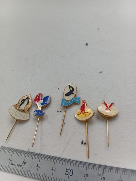 NZ Rugby League Badges Sharks Bathurst East Qld x5 Carousel 1