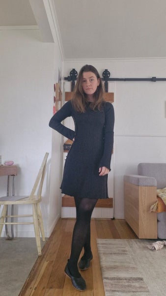 Designer Mini Jumper Dress Merino Chloe Carousel 8