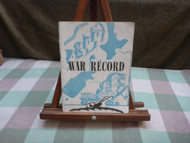 WW2 NZ Military Booklet 1946 War Record New Zealand Carousel 1