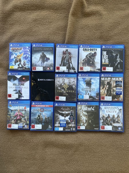 15x PS4 Games - Massive Titles Carousel 1