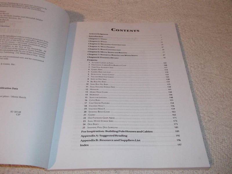 Pole Building Projects book by Monte Burch Carousel 2