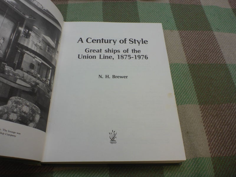 Vintage NZ Book A Century Of Style Great Ships Of The Union Line 1875 - 1976 Carousel 2