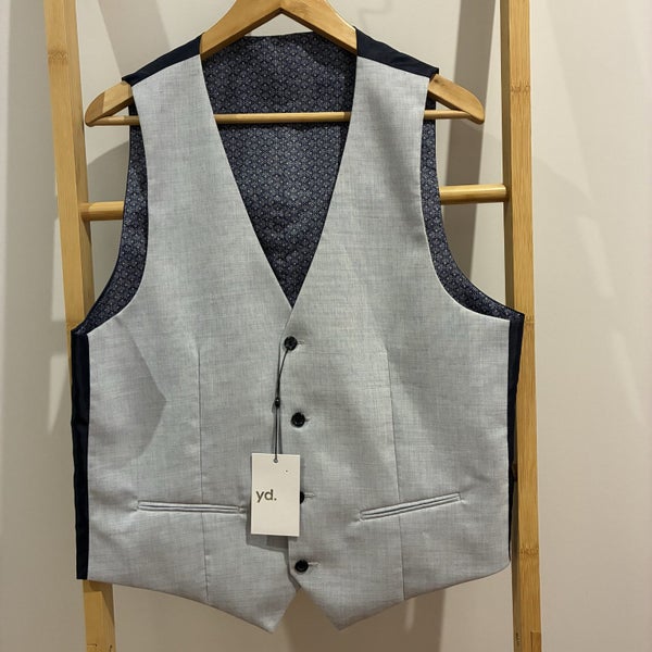 Yd Waistcoat Mens Large Colour Quicksilver New with Tags (A108) Carousel 1