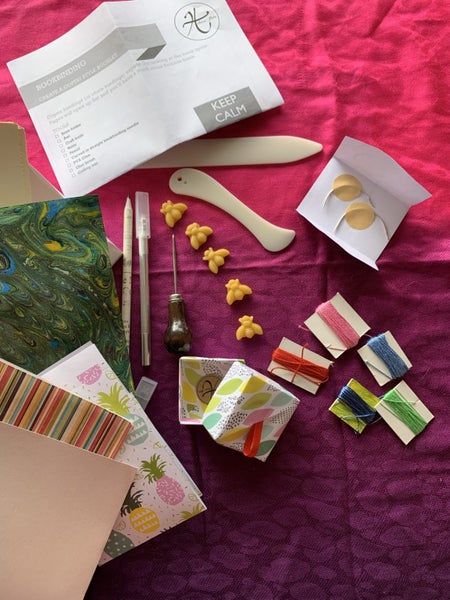Bookbinding kit DIY Journal, Sketchbook, Notebook, Planner, Photo album or gift! Carousel 7