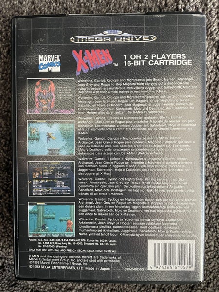 X-Men - Sega Mega Drive - CB Carousel 2