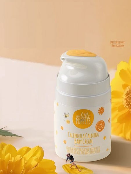 **Clearance** Happy little poppets calendula calming baby cream 50g Carousel 1