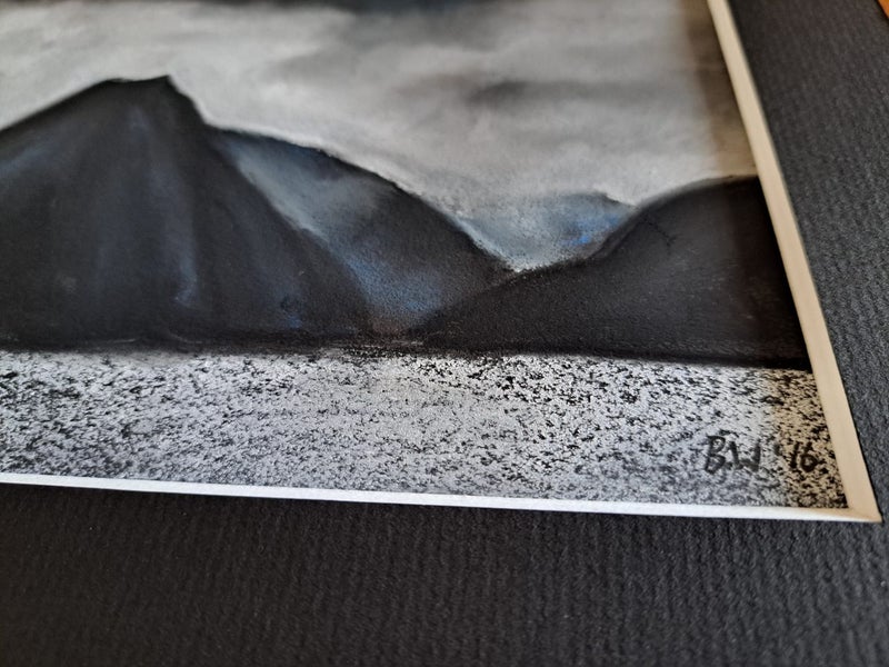Original Milford Sound pastel by local Otautahi artist Carousel 2