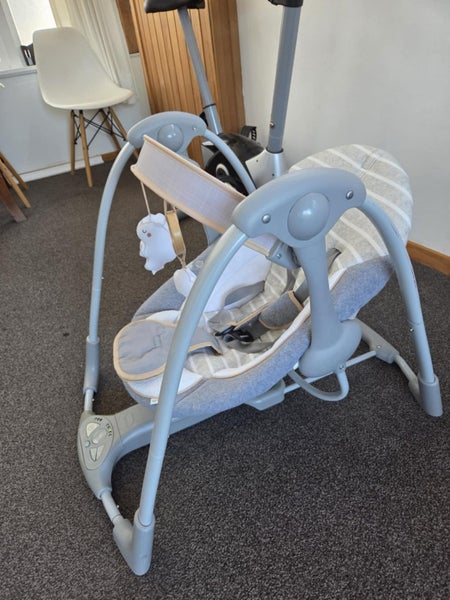 Ingenuity Swing Go Portable Baby Newborn Infant Seat Rocker Rocking Chair Seat Carousel 2