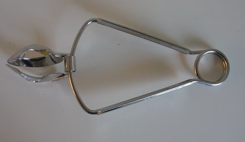 French Escargot S/Steel Snail Dishes and Tongs x 6 Carousel 4