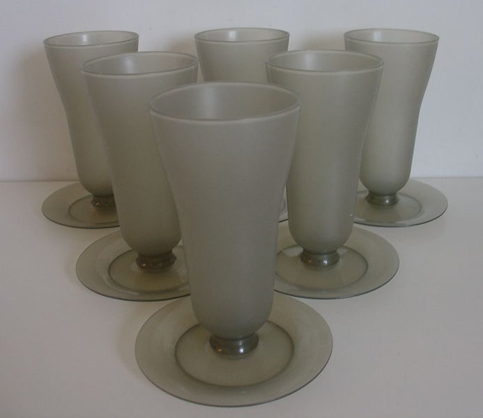 Tupperware Parfait Glasses x 6 Vintage Set Carousel 1