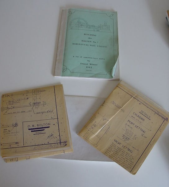 Engineering Drawing Notes Bolton No.7 Mill Engine Carousel 1