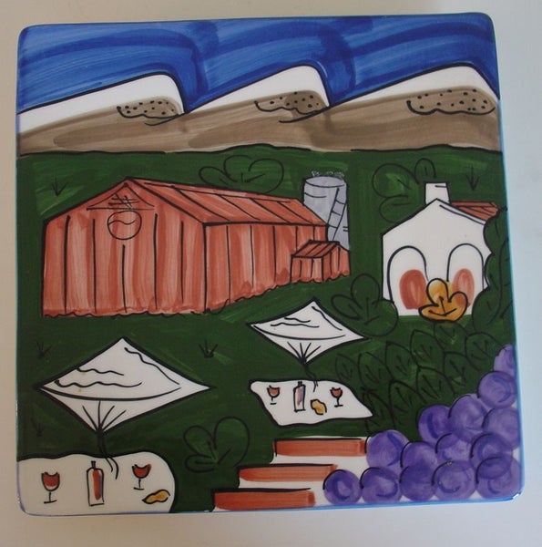 NZ Craft Pottery Red Barn Series Studio Ceramics Carousel 1