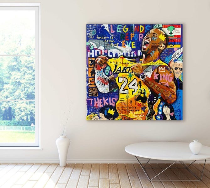 Framed $1 RESERVE 1 Panel Canvas Art Print - Kobe Carousel 3