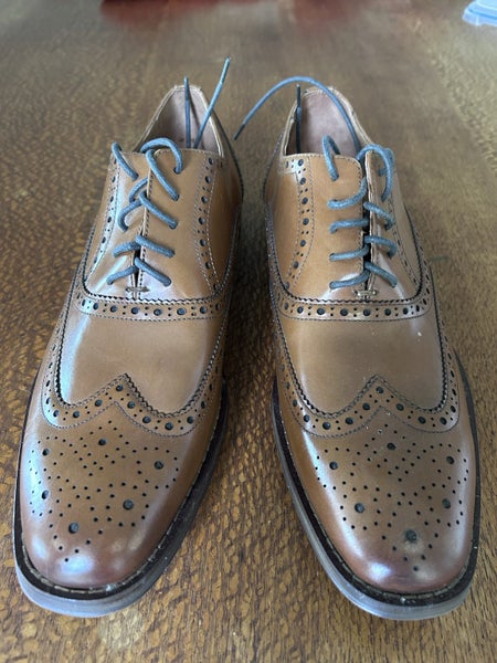 Three Wise Men - Brown Leather Brogues - Size 42 Carousel 1