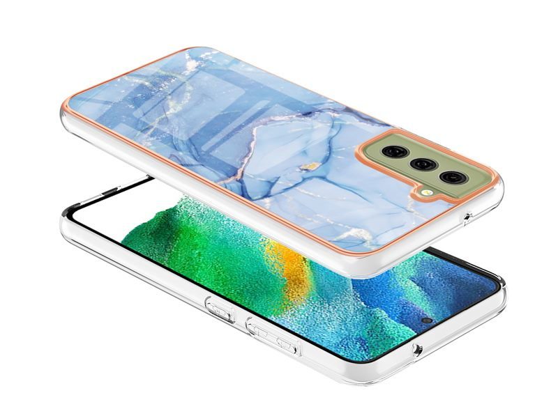 Case Cover for Samsung Galaxy S21 FE Marble Carousel 2