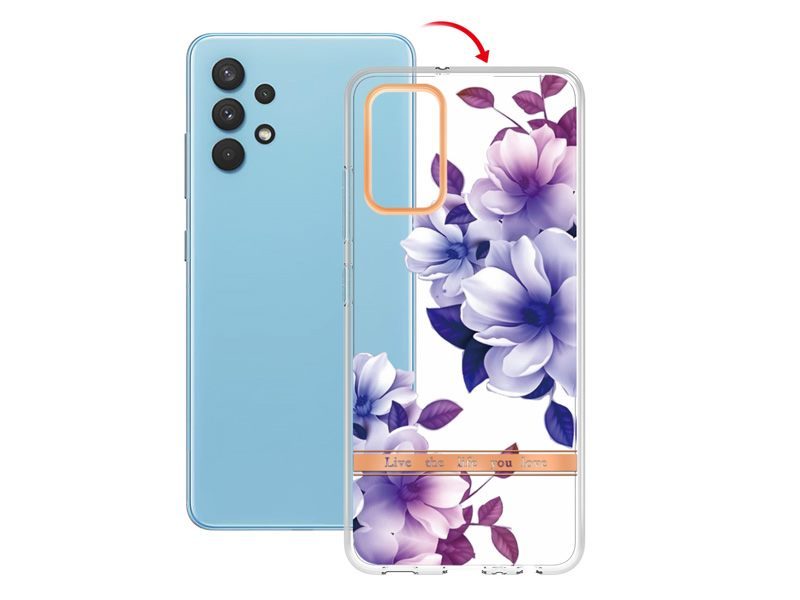 Case Cover for Samsung Galaxy A32 4G Flower Carousel 1
