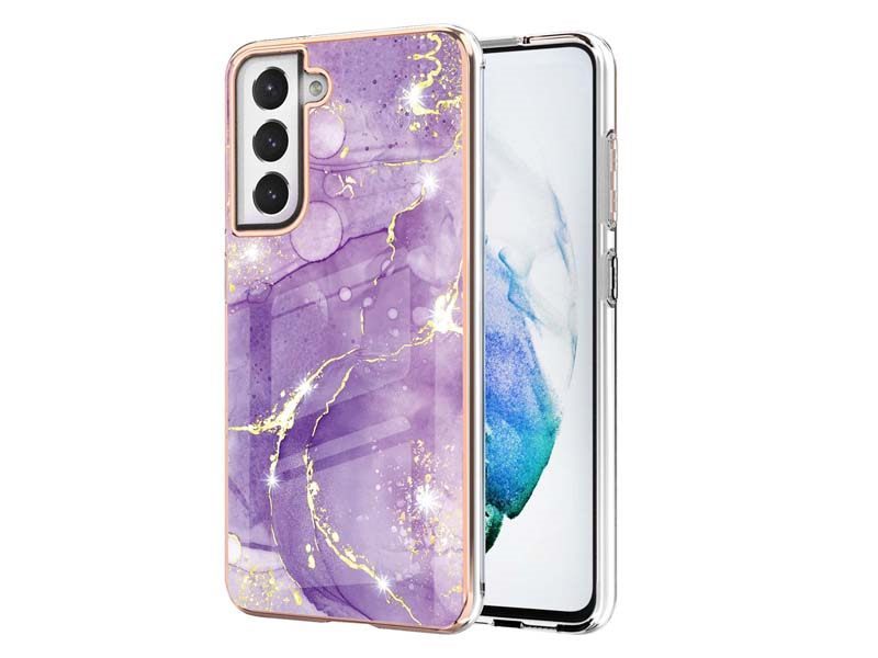Case Cover for Samsung Galaxy S21 FE Marble Carousel 1