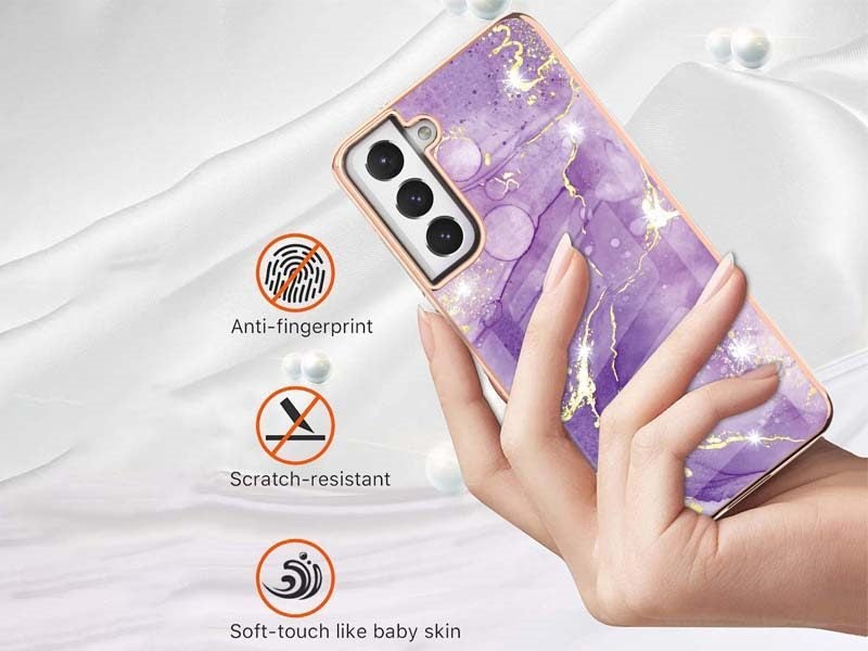 Case Cover for Samsung Galaxy S21 FE Marble Carousel 2