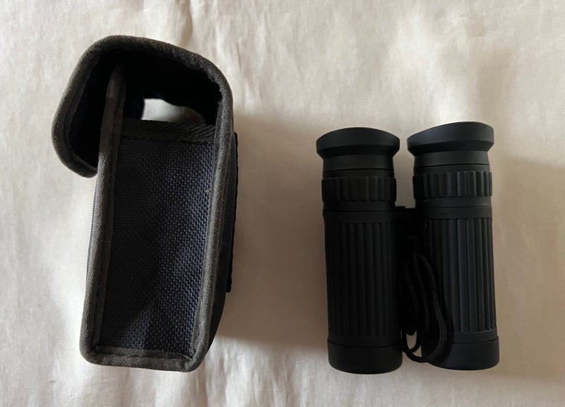 LUFTHANSA 8 x 22 DT 126m/1000m Binoculars by Bob Sunny w/ Original Case Carousel 9