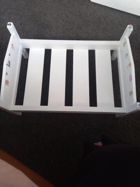 DOLLS BED SOLID WOOD, BRAND NEW, GREAT FOR PRESENTS, PLAYGROUPS, KINDYS Carousel 1