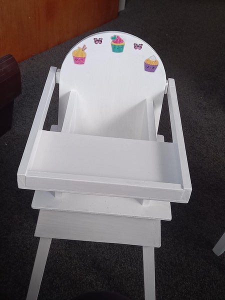 DOLLS HIGHCHAIR, BRAND NEW,SOLID WOOD, GREAT FOR CHRISTMAS, GREAT FOR KINDYS Carousel 1