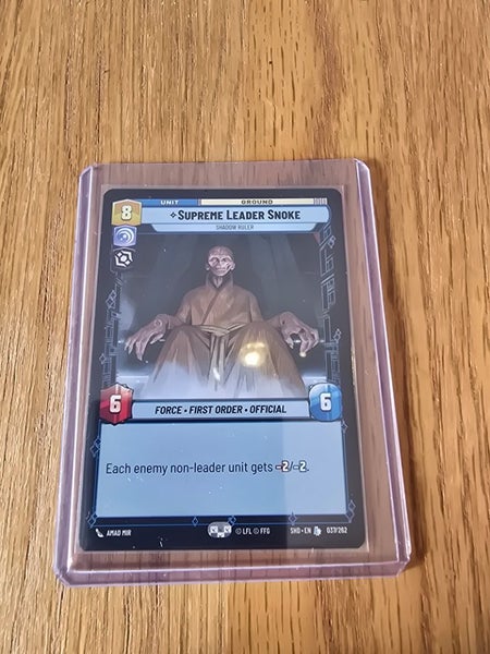 Supreme Leader Snoke - Legendary- Star Wars Unlimited Card Carousel 1