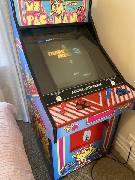 Ms Pac-Man 1980s complete arcade machine Carousel 3