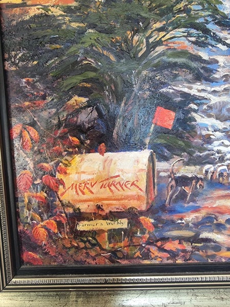 Merv Turner Taranaki painting Carousel 2