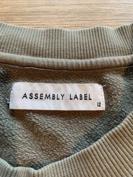 Khaki Assembley Label Sweatshirt size 12 Carousel 2