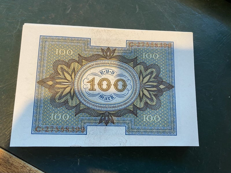 Germany 100 DM 1920 UNC Carousel 2