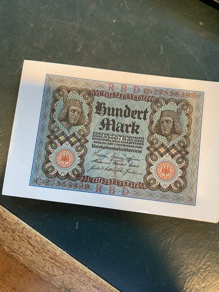 Germany 100 DM 1920 UNC Carousel 3